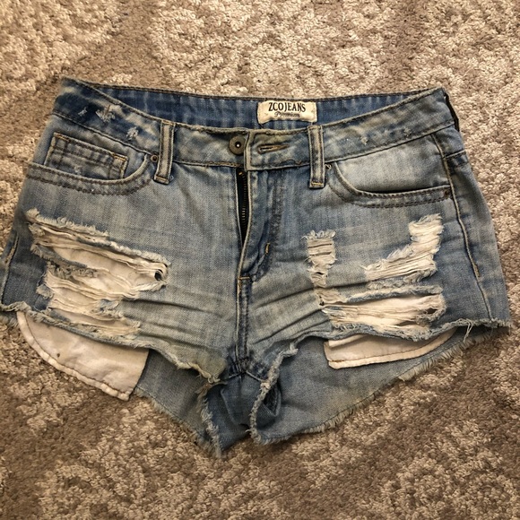 Denim Jean Shorts - Picture 1 of 3